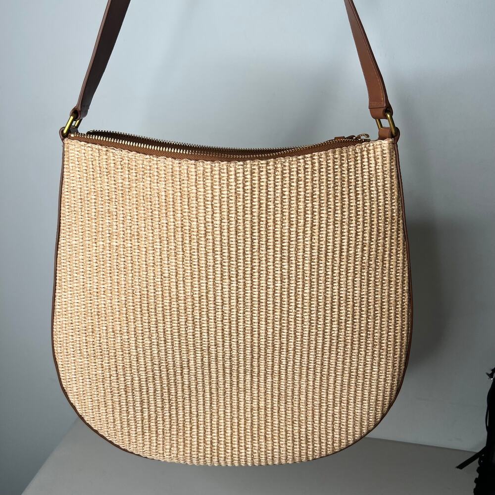 Loeffler Randall Bowen Straw Hobo Bag - Picture 4 of 9